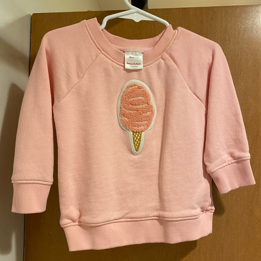 Hanna Andersson cotton candy sweatshirt